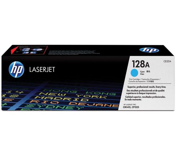 Картридж HP 128A CLJ CP1525/CM1415 Cyan (1300 стр) (CE321A)