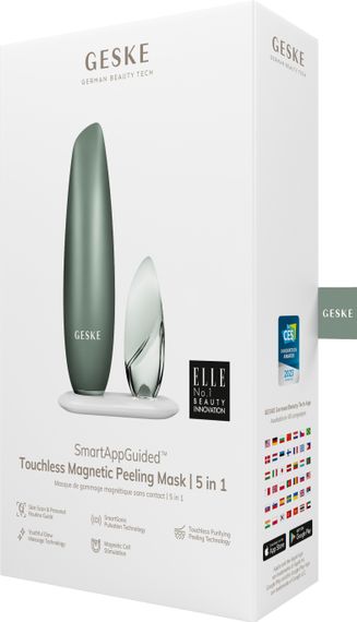 Безконтактна магнітна пілінг-маска GESKE Touchless Magnetic Peeling Mask 5в1 green | Зображення 7