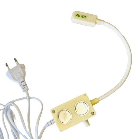 Світильник - лампа AOM для швейних машин AOM-10D (1W) 10 діодів, (220V) LED на магніті, з регулятором (6397) | Зображення 5