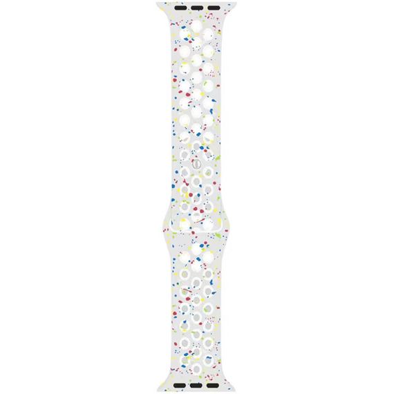 Ремешок Nike Sport Band для Apple Watch 38/40/41/42mm(ser.10) Pure Platinum