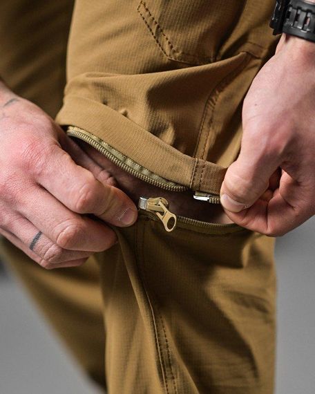 Стрейчеві літні тактичні штани-шорти PARADOX Кайот ДЛ6296 | Зображення 8