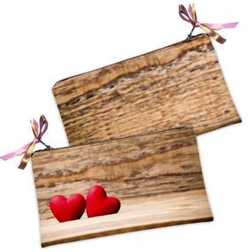 Косметичка женская Сердечки 20х12 см (K_15L045)