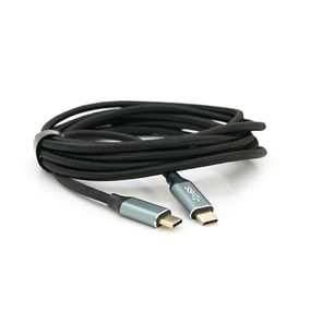Кабель Type-C to Type-C (USB 3.2 GEN2 male to male), обплетення, Black, довжина 3м, підтримка 100W/10Gbps, 4K60HZ audio/video outpout, BOX