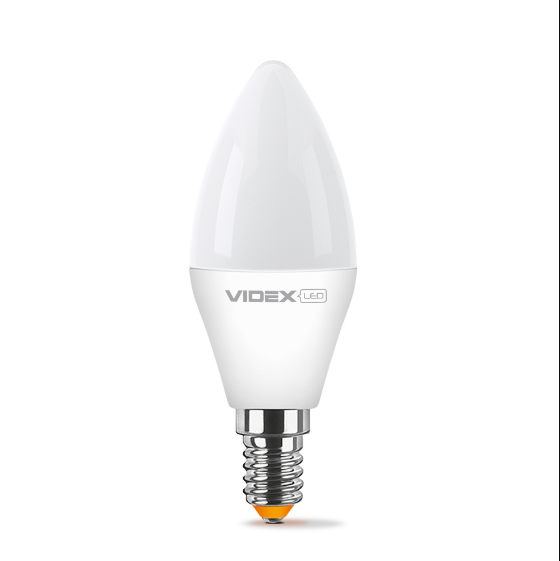 Лампа LED C37e 7W E14 3000 K 220 V Videx | Зображення 1