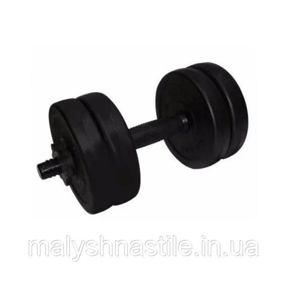 Гантель наборная композитная в пластиковой оболочке Rock pro 5,5 кг NE-PL-G-005