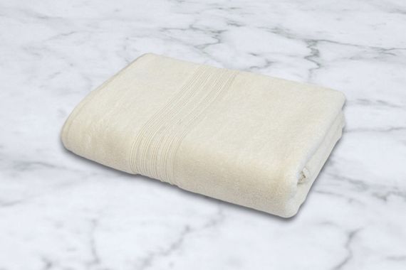 Полотенце махровое SB-7 Kayra 70x140 см. кремовый | Зображення 2