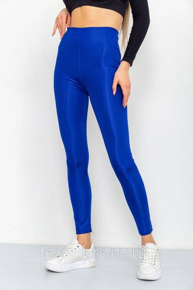 Лосини жіночі з біфлексу, колір електрик, розмір XL FA_003986