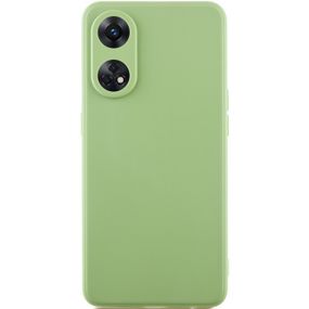 Силиконовый чехол Candy Full Camera для Oppo Reno 8 T 4G Фисташковый