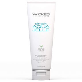 Лубрикант анальний Wicked Simply Aqua Jelle на водній основі, 120 мл Sex Aura