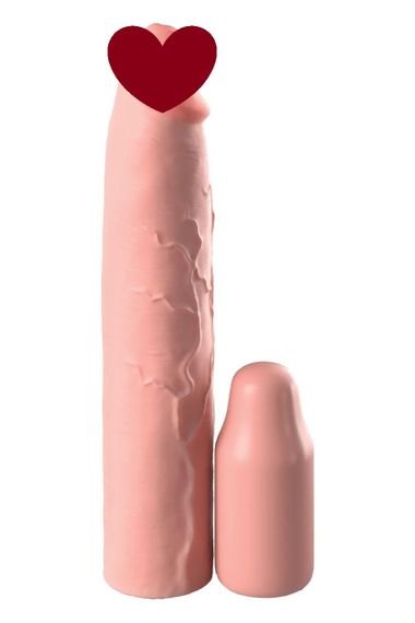 Насадка на пеніс Pipedream Fantasy X-tensions Elite бежева, 23 см Sex Aura