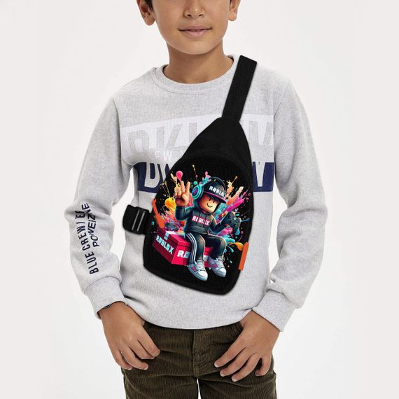 Сумка через плече дитяча Roblox 29х17 см сумка слінг для хлопчика (01982)