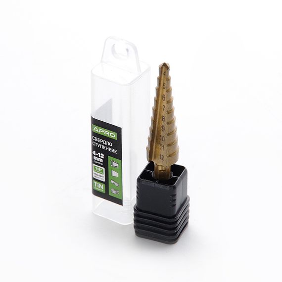 Свердло ступеневе 4-12 мм APRO 8302911 | Зображення 1
