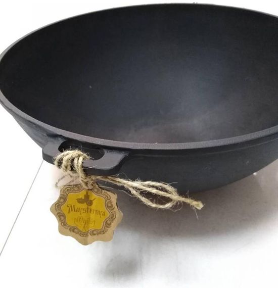 Казан-вок чавунний "Наша Майстерня" 8л