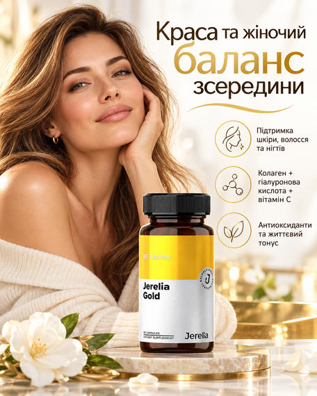 Жіночий комплекс вітамінів та мінералів Jerelia "Jerelia Gold" 60 шт. | Зображення 1