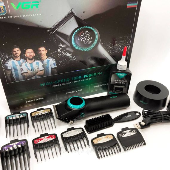 Електронна машинка для стрижки VGR V-001, Класна машинка для стрижки волосся Набір машинок WO-25 | Зображення 2