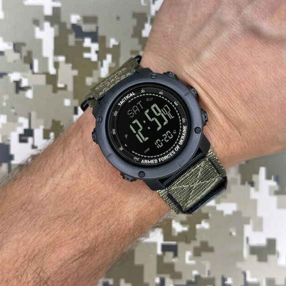 Чоловічий годинник Awarder 036 Nylon Pro Black-Army Green | Зображення 2