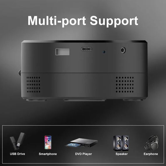Детский портативний проектор Q2 Mini + трипод | Зображення 5