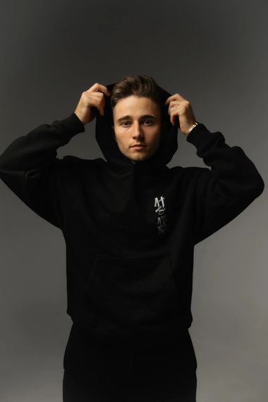 ETERNAL SCRIPT HOODIE BLACK S | Зображення 1