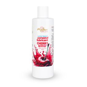 Водний лубрикант 2в1 для інтимної близькості та масажу MyLove Aroma Series Cherry (Вишня), 300 мл Sex Aura