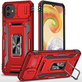 Ударостійкий чохол Camshield Army Ring для Samsung Galaxy A05 Червоний / Red