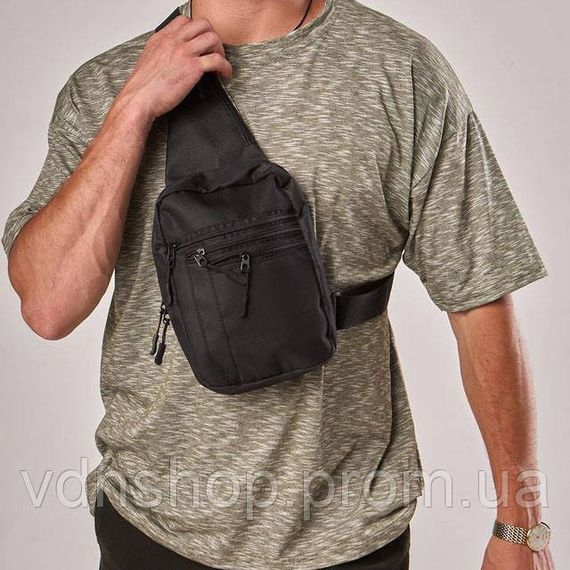 Нагрудная сумка разгрузка, Тактическая сумка для мужчин на плечо, Практичная сумка-мессенджер UI-92 | Зображення 2