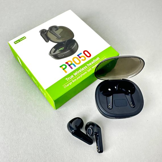 Бездротові навушники Pro 50 series, EarBuds, Smart Case (Чорний) | Зображення 1