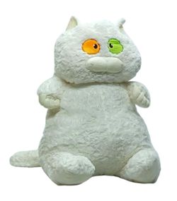 М'яка іграшка "Товстий кіт" K15215, 60 см Білий