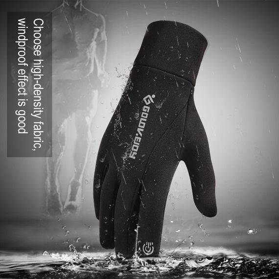Перчатки сенсорные Golove joy (L) Anti-Slip 2023 Черный | Зображення 4