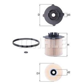 Фильтр топливный Champion KX265D