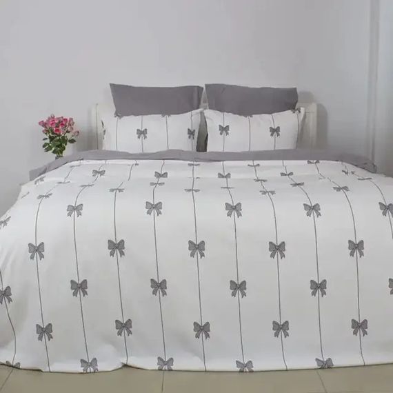 Постельное белье евро ТЕП Melluna Soft Ribbons 2-04704_33477 215х200 см