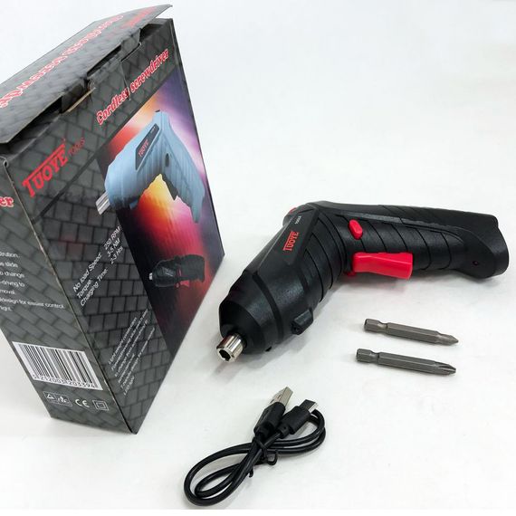 Шуруповерт аккумуляторный удобный Tuoye 226, Электро шуруповерт, WQ-939 Аккумуляторный шуруповерт | Зображення 1