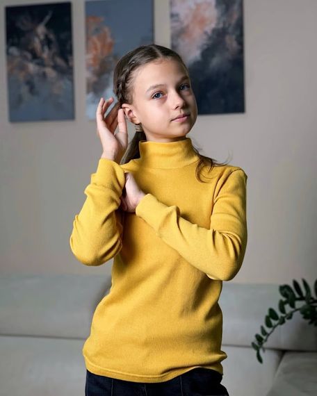 Водолазка дитяча Носи своє 92 Жовтий (p-7440-142189) | Зображення 3