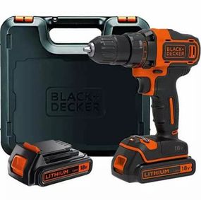 Акумуляторний дриль-шурупокрут Black&Decker з АКБ та ЗП BDCDD186KB