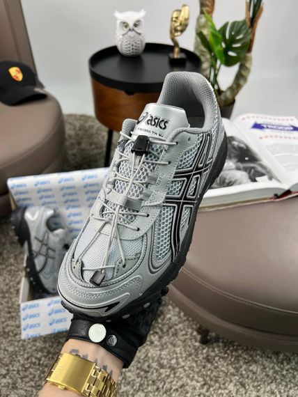 Чоловічі кросівки ASICS Gel-Kahana TR V4 Grey Black (замша , текстиль) весна / літо / осінь 45 28,5 | Зображення 7