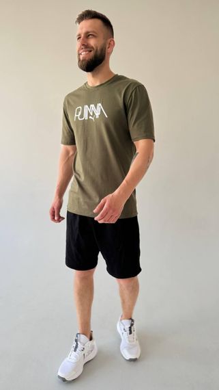 Футболка Puma колір хакі | Зображення 3