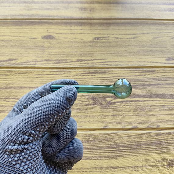 Стеклянная трубка Dimini Oil Turquoise | Зображення 1