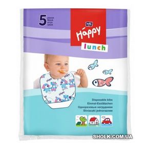 Нагрудники BELLA BABY HAPPY LUNCH 5 ШТ (5900516650889)