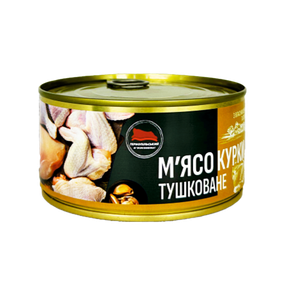 Мясо курицы тушеное Тернопольский мясокомбинат 300 г