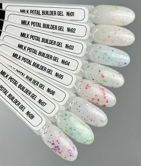 Гель для нарощення нігтів Milano Milk Potal 07 Builder Gel 20мл | Зображення 4