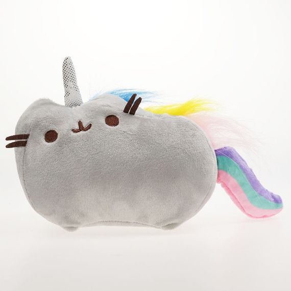 Плюшевая мягкая игрушка Кот Пушин Единорог 15х18см Pusheen Cat