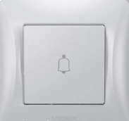 BINERA срібний шовк Клавіша дзвінка внутрішня Videx