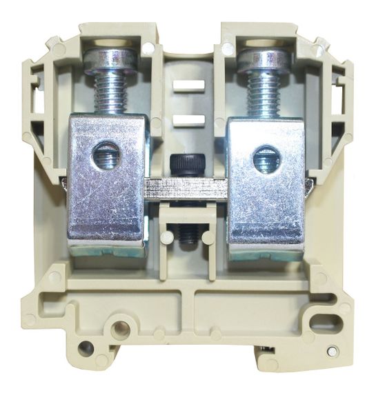 Клемма КНГ-SAK-70EN 192А 16-70мм2 винтовая бежевая наборная на DIN-рейку без маркера без крышки Ny95505489