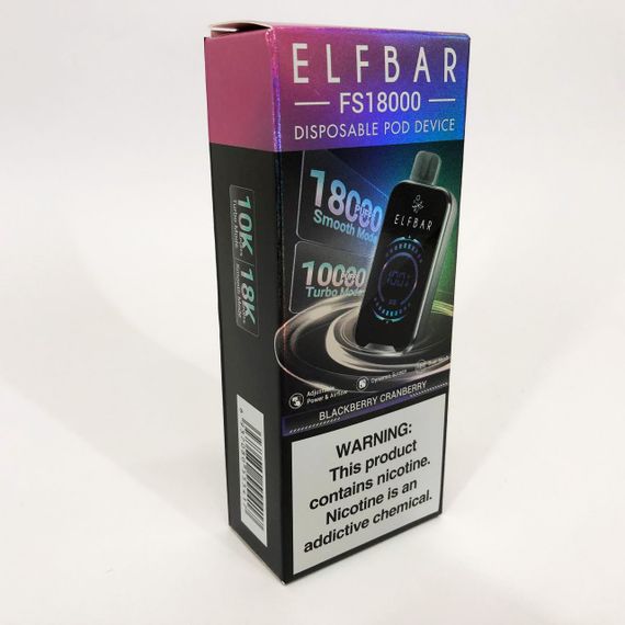 ELF BAR FS18000 5%. Ожина Журавлина (Blackberry Cranberry) | Зображення 6