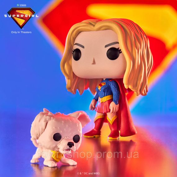 Набор игровых фигурок Funko POP! серии Супергерл - Супергерл и Крипто Суперпес | Зображення 2