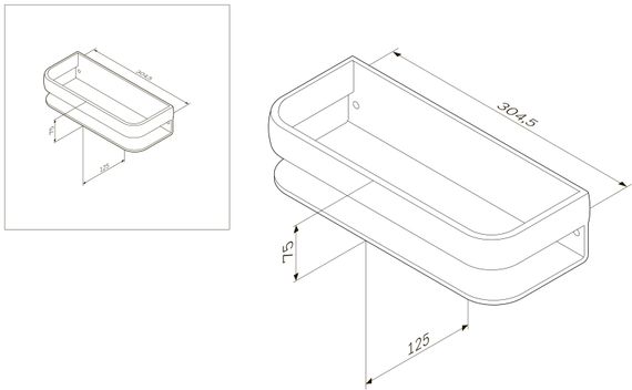 Підставка для косметики AM.PM Sensation A3034800 | Зображення 1