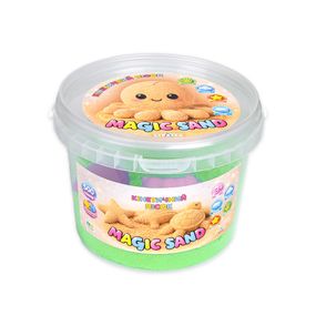Кінетичний пісок Strateg Magic Sand у відрі 31194 500 г Зелений shop (4823136501694)