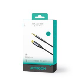 Аудіо-кабель JoyRoom AUX to Type-C 1.2m /black/ SY-A07
