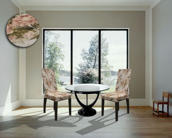 Жакардові чохли на стільці без спідниці 2шт., з візерунком