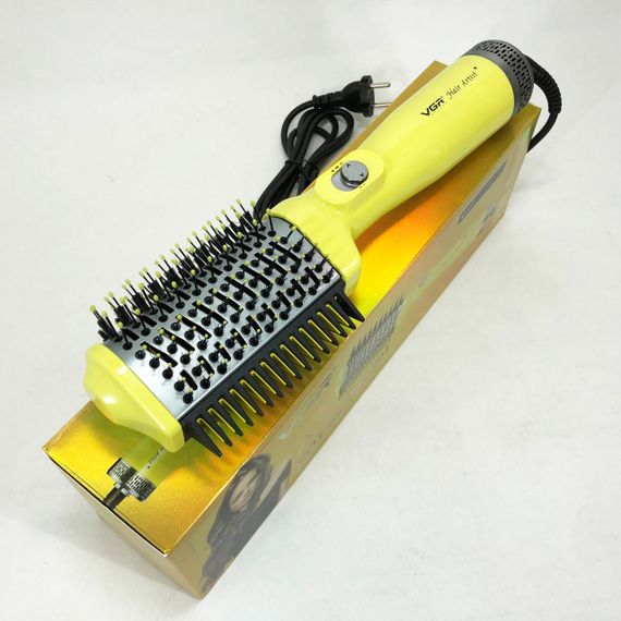 Фен стайлер для укладання та завивки волосся VGR V-497. Колір: жовтий | Зображення 5