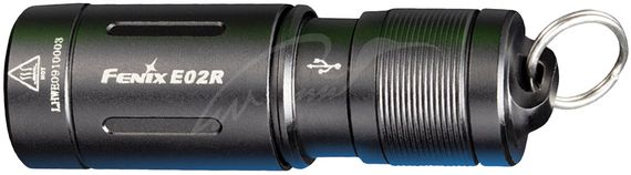 Фонарь Fenix E02R ц:black | Зображення 1